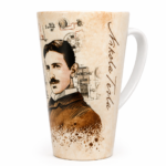 Nikola Tesla Mug - Vintage Blueprint Edition