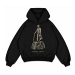 Nikola Tesla Monument Oversized Hoodie